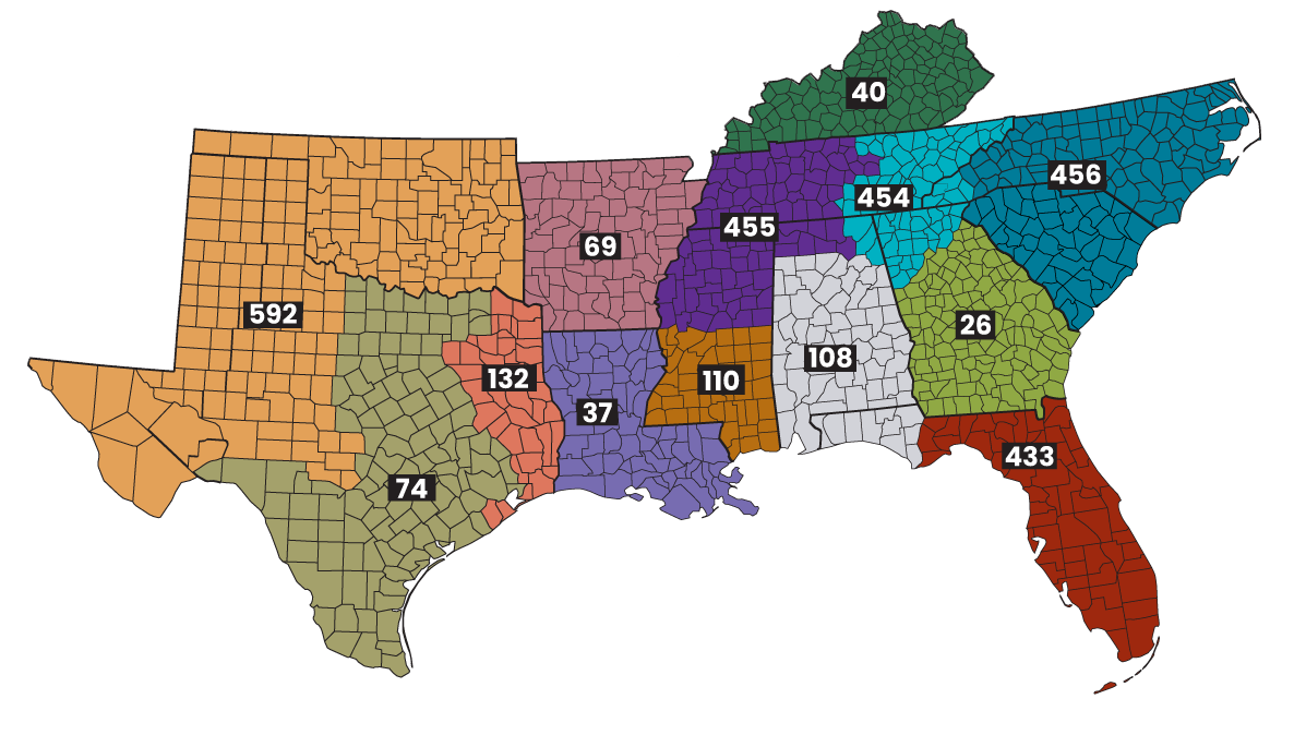 Southeast Area Local Lodges