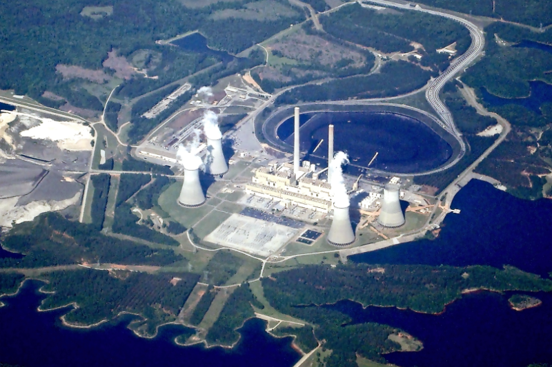 Photo: Plant Scherer is the largest megawatt producer in the U.S. and thanks to the M.O.R.E. Work Investment Fund, Boilermakers are back working there after three decades.