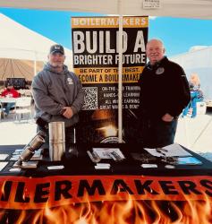 Chris Elmore and Mike Autry are ready to speak with future boilermakers.